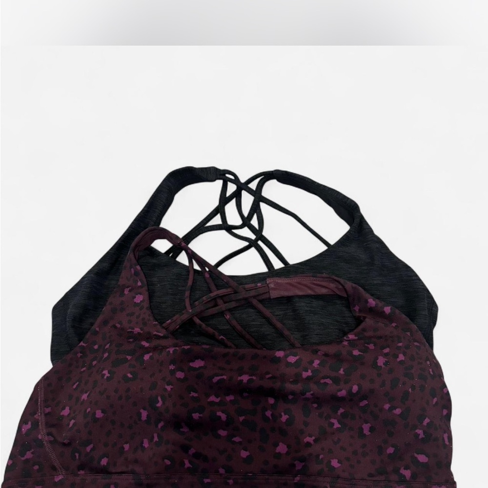 Victoria's Secret Black and Purple Sports Bras